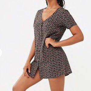 Forever 21 Button down Floral dress